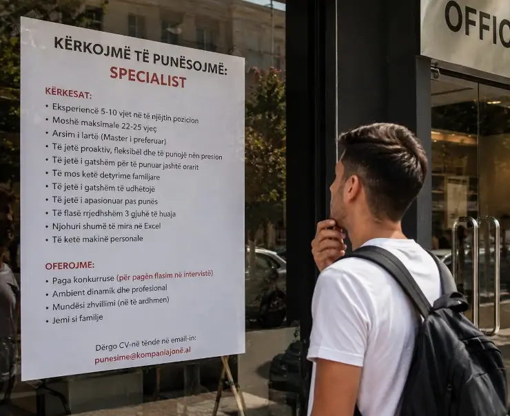 Vendet e punës në Shqipëri: kërkohet ekperiencë, për pagën paga flasim